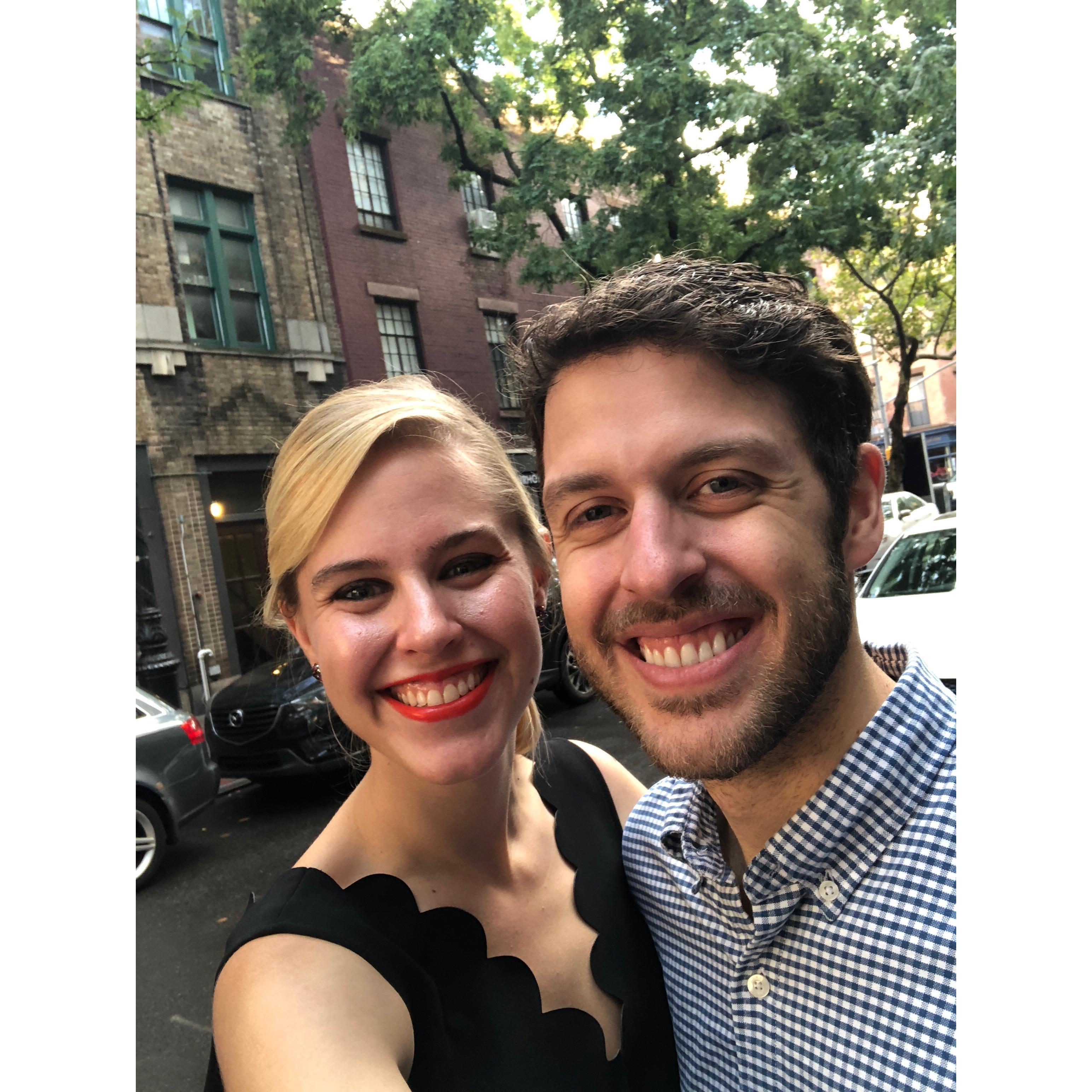 Dinner in West Village, September 2018