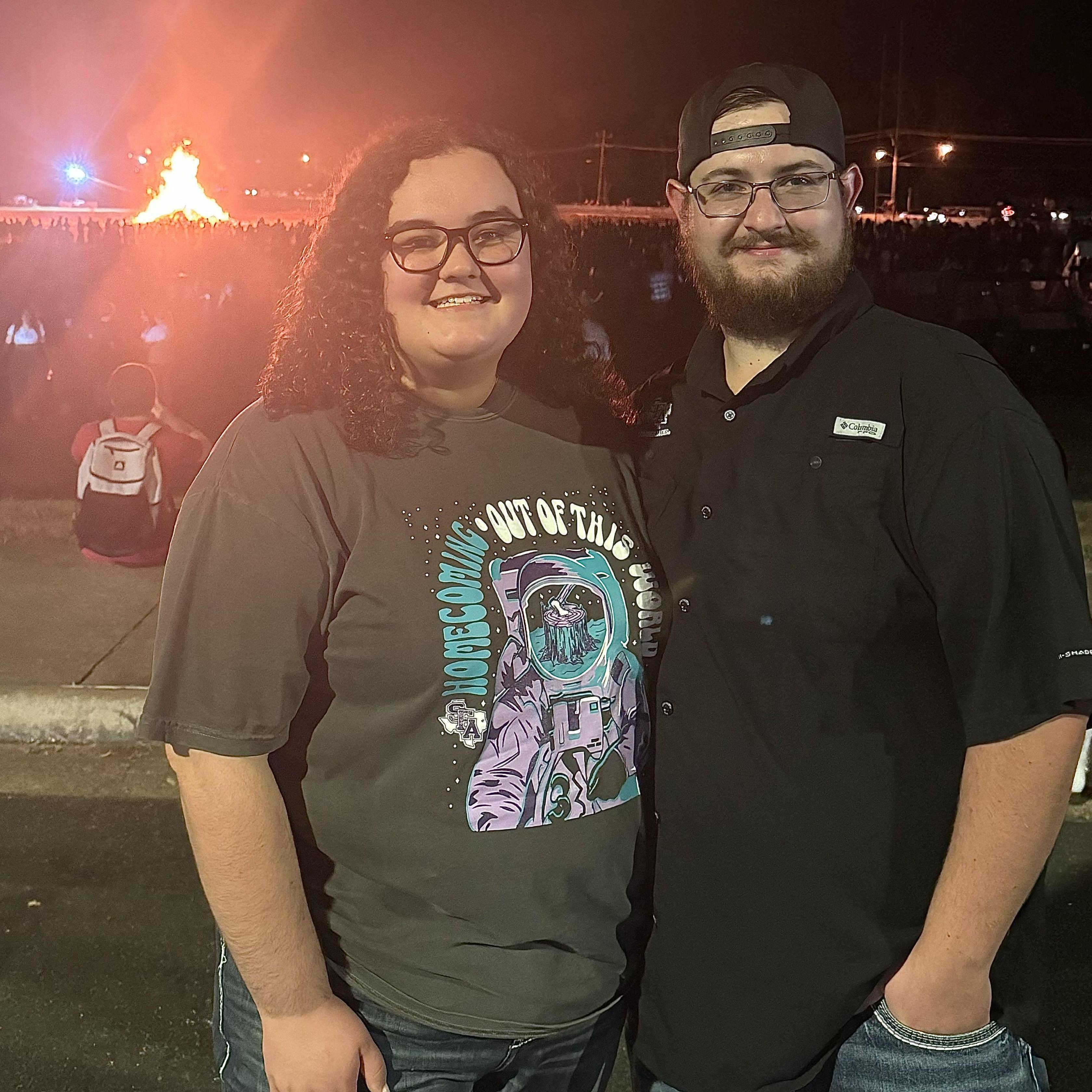 Mitchell is an unoffical Lumberjack always supporting Alyssa on all her crazy SFA adventures!