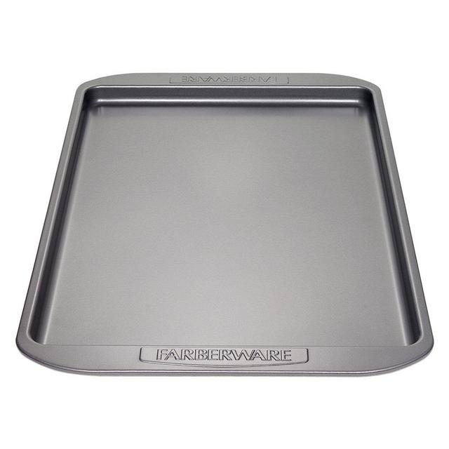 Farberware Nonstick Bakeware 11-Inch x 17-Inch Cookie Pan, Gray