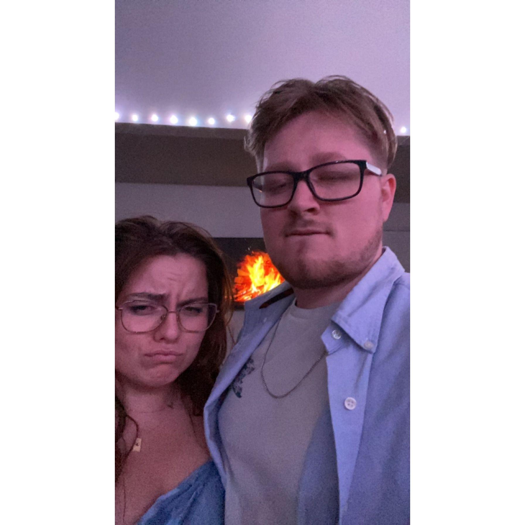 Incredibly proud of our digital fireplace