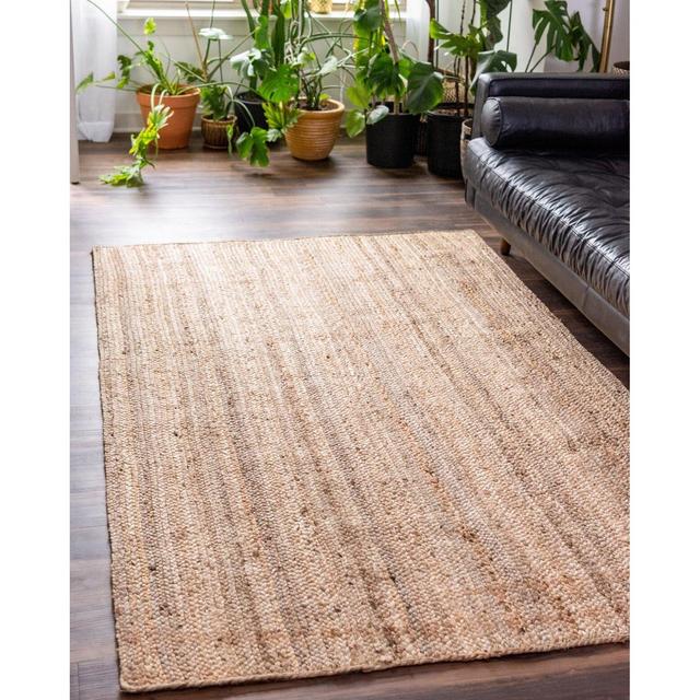 Meador Handmade Braided Jute/Sisal Natural Area Rug
