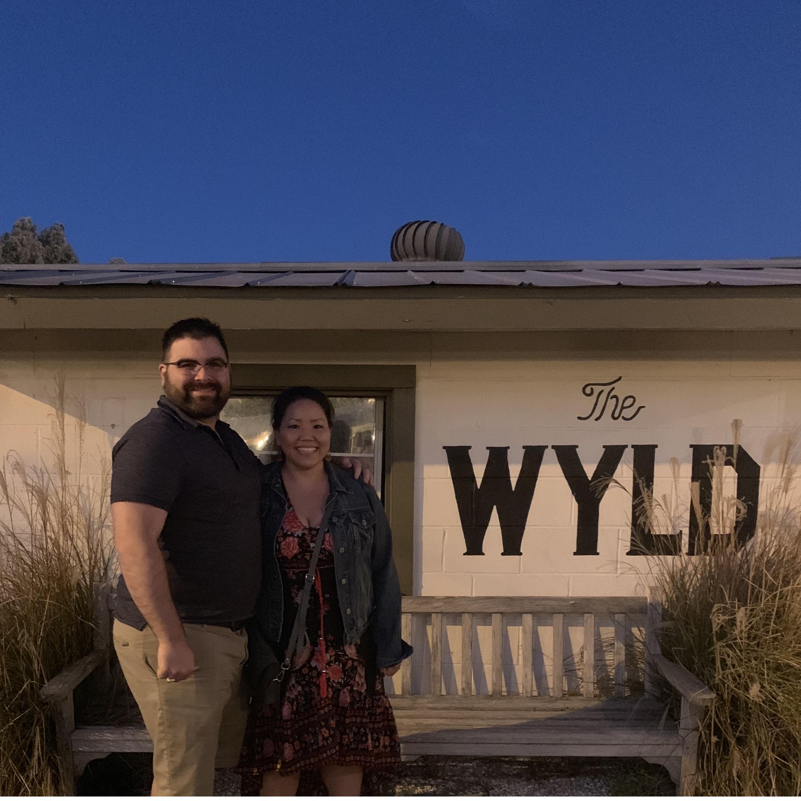 We went for dinner and fell in love with the scenery and knew this was where we needed to get married.