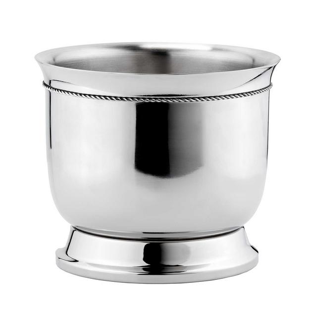 Old Dutch International Double-Walled Wine Cooler with Tie Knot in Stainless Steel
