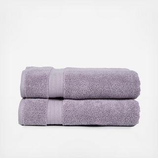 Zero Twist Bath Towel, Set of 2