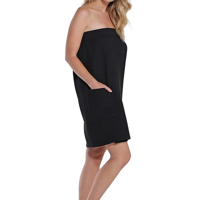 Turquaz Lightweight Knee Length Waffle Robes For Women Spa Bath Waffle