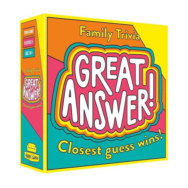Hygge Games - Great Answer! Fun Family Trivia Game Where the Closest Guess Wins
