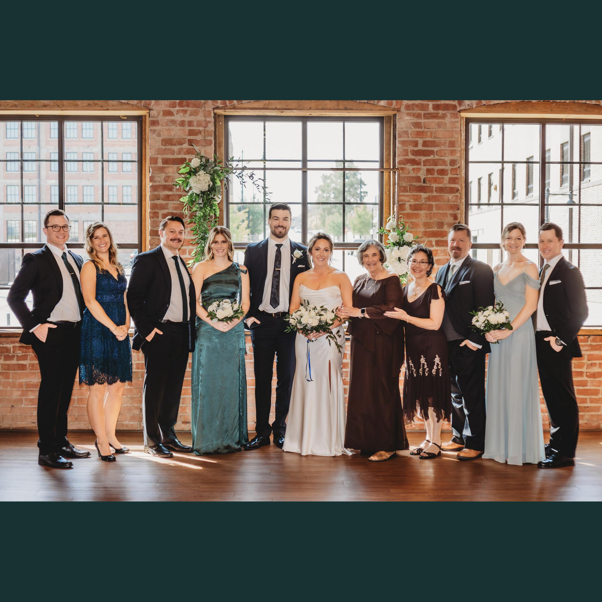 Ben's family at his sister Dori's wedding.