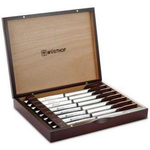 Wüsthof - Stainless 8pc Steak Knife Set in Walnut Chest, Created for Macy's