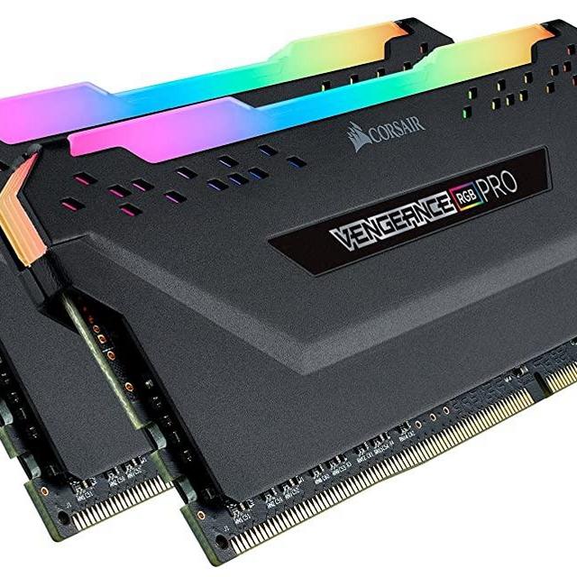 Corsair Vengeance RGB Pro 32GB (2x16GB) DDR4 3200 (PC4-25600) C16 Desktop Memory - Black