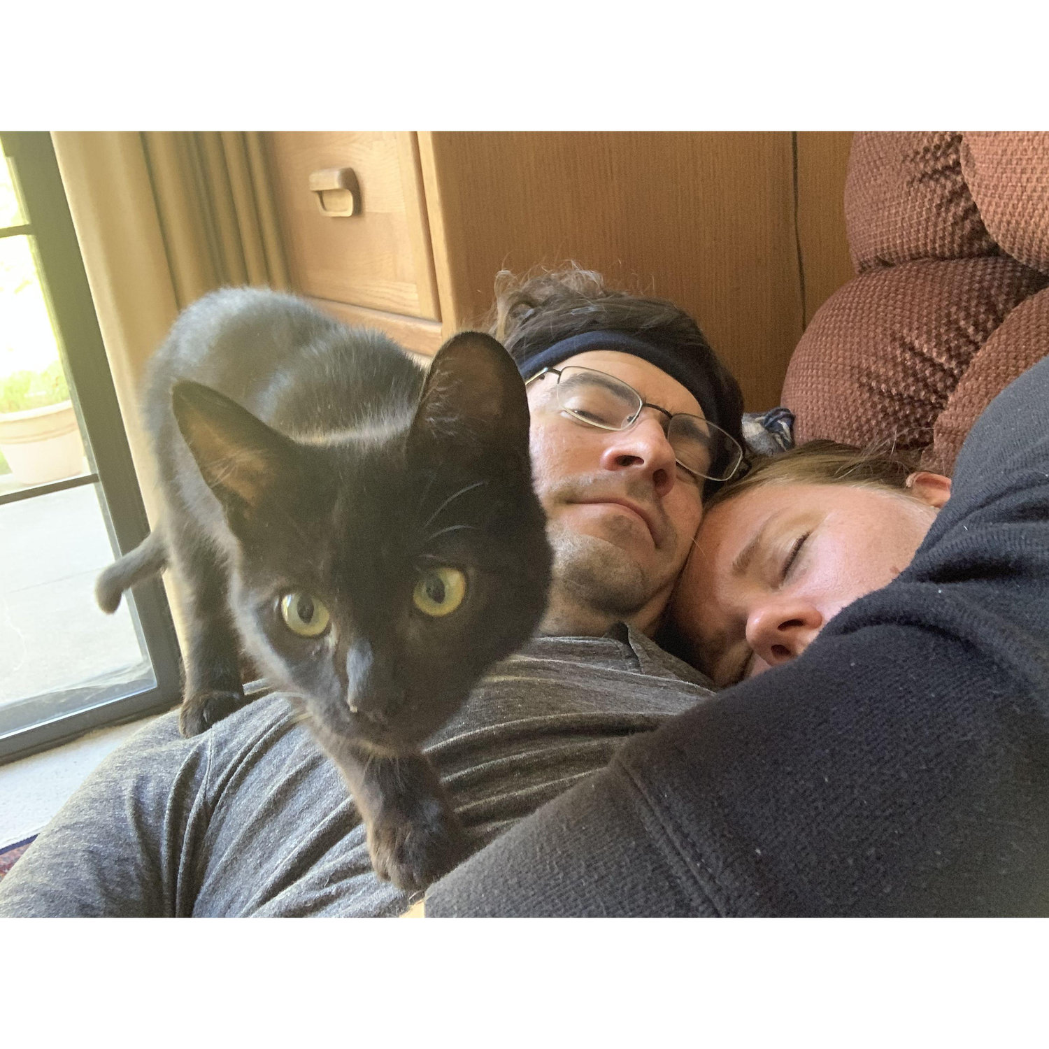 our first photo together!