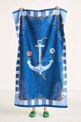 Nathalie Lete By The Sea Beach Towel