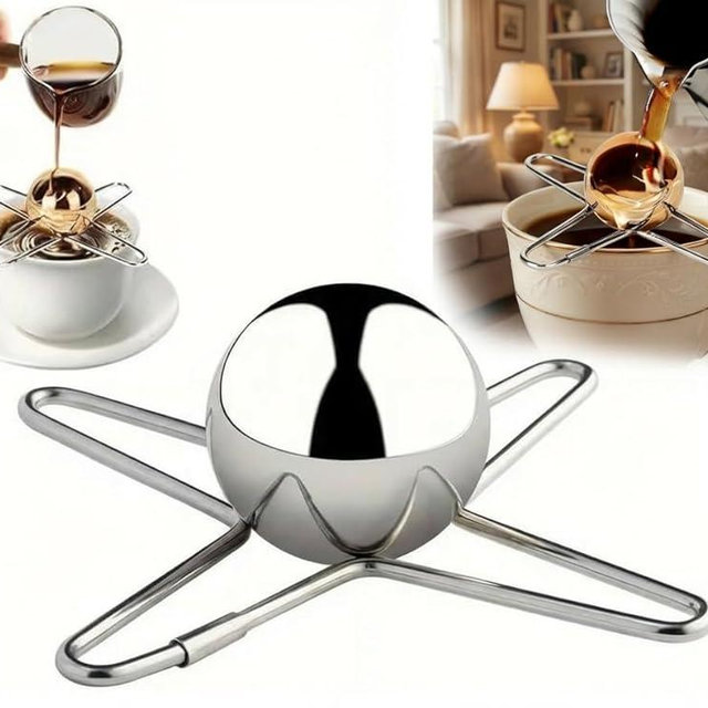 Reusable Espresso Frozen Ball for Espresso Coffee, Stainless Steel Ice Balls for Coffee, Extract Chilling Tool Expresso for Coffees, Whiskey and More Drinks, Expresso Machine Accessories