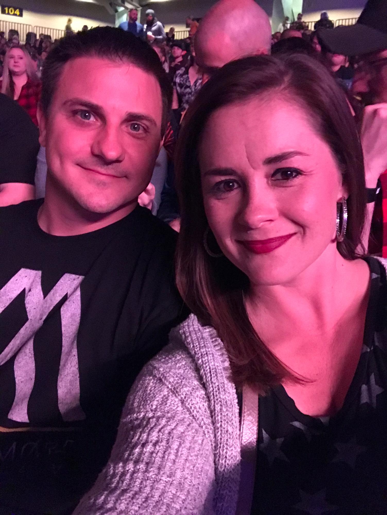Orlando at a concert