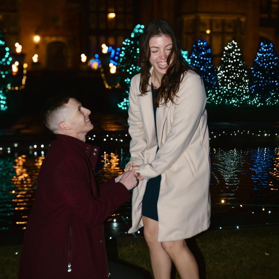 She said YESSS!!!