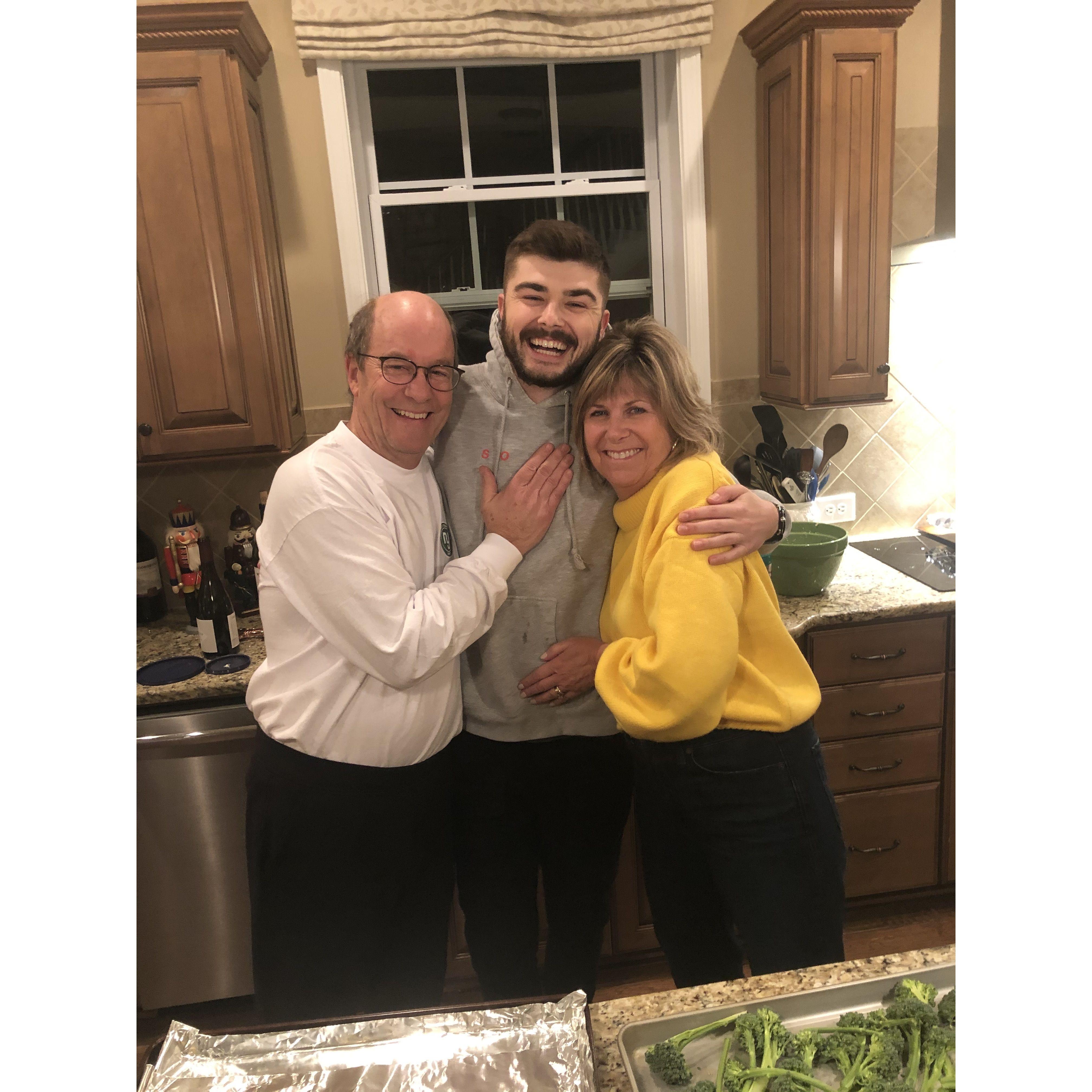 It's safe to say Dustin became very close with the Ryan family after almost 4 months together during the pandemic.