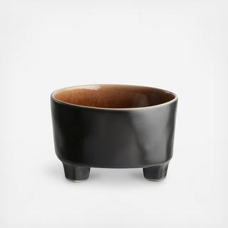 Riviera Terra Footed Bowl