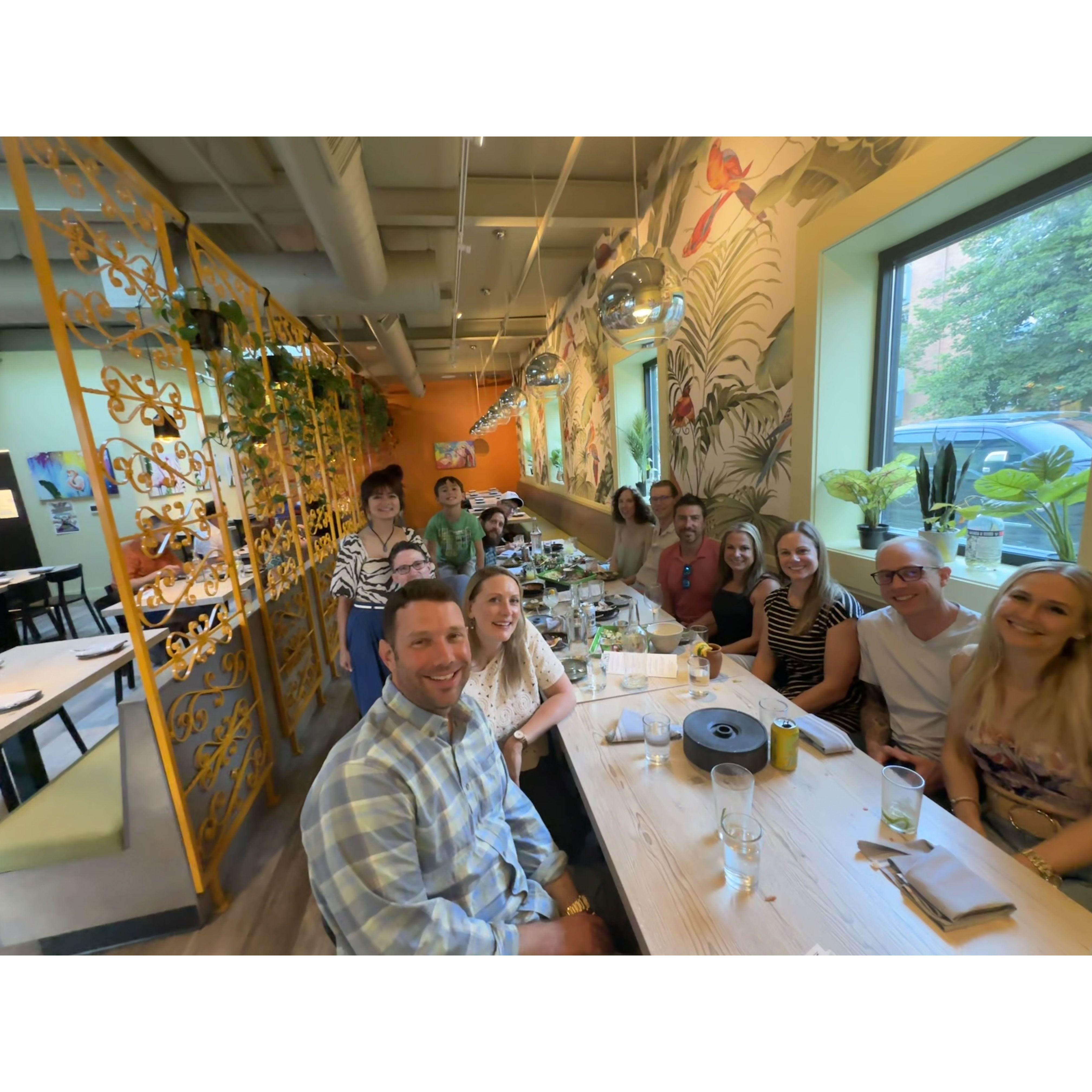 Marky surprised me by inviting some of my Denver friends to celebrate my 40th