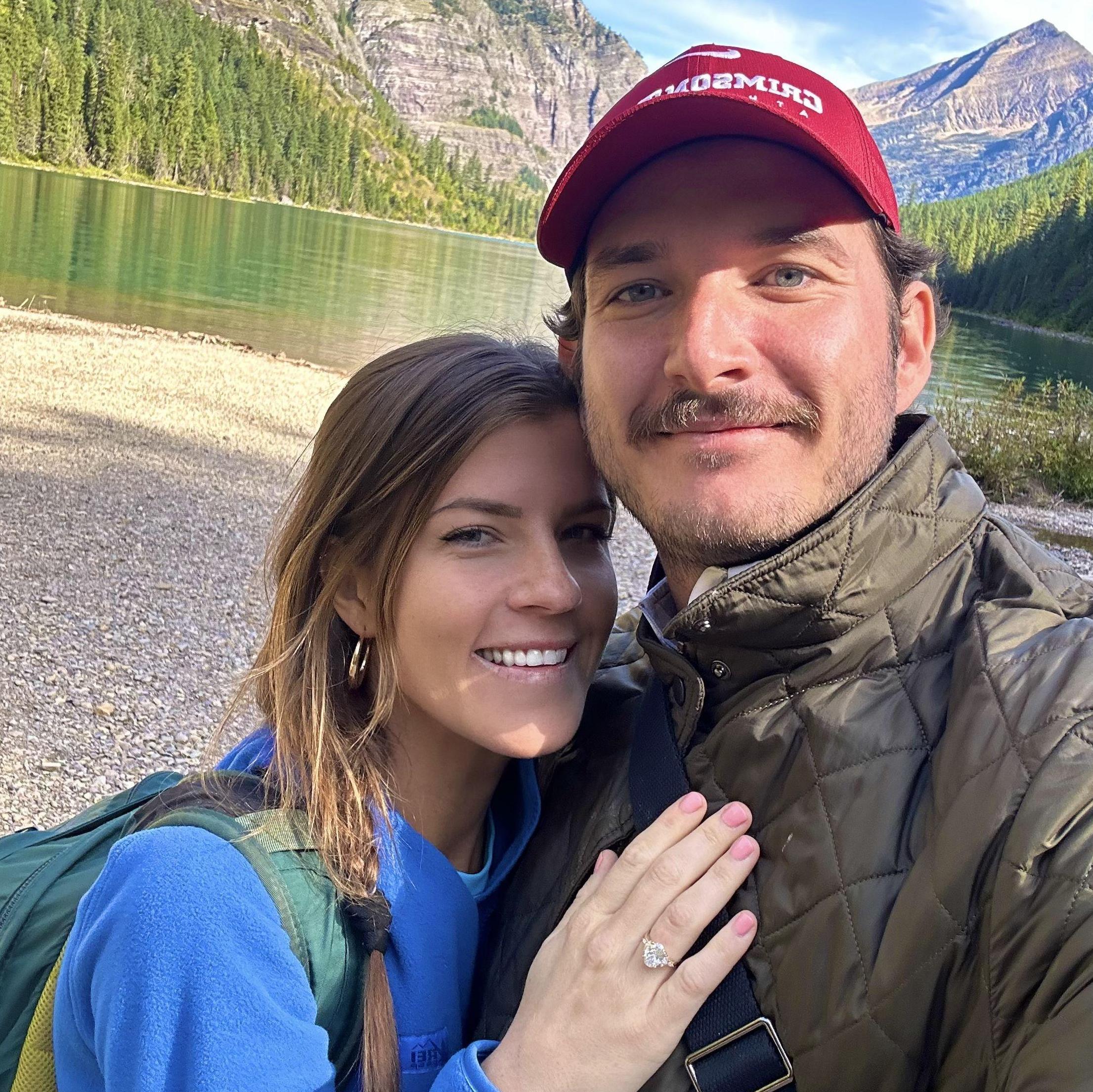 Right after JP proposed at Avalanche Lake!