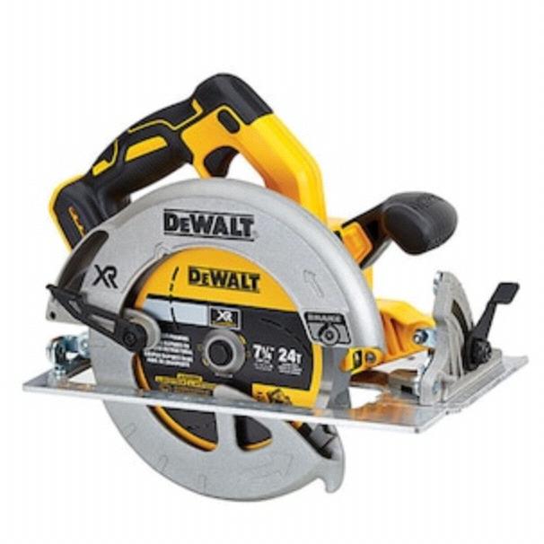 DEWALT XR 20-volt Max 7-1/4-in Brushless Cordless Circular Saw with Brake and Aluminum Shoe at Lowes.com