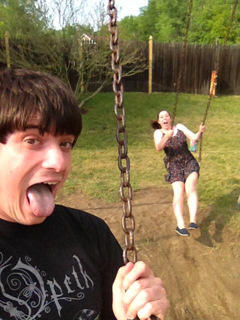 During their last week at RPI, Nikki and James tried all of the local ice cream shops. They found a swing set to burn off the sugar rush after trying Moxie's Around the World - 6 Vanillas Sampler!
