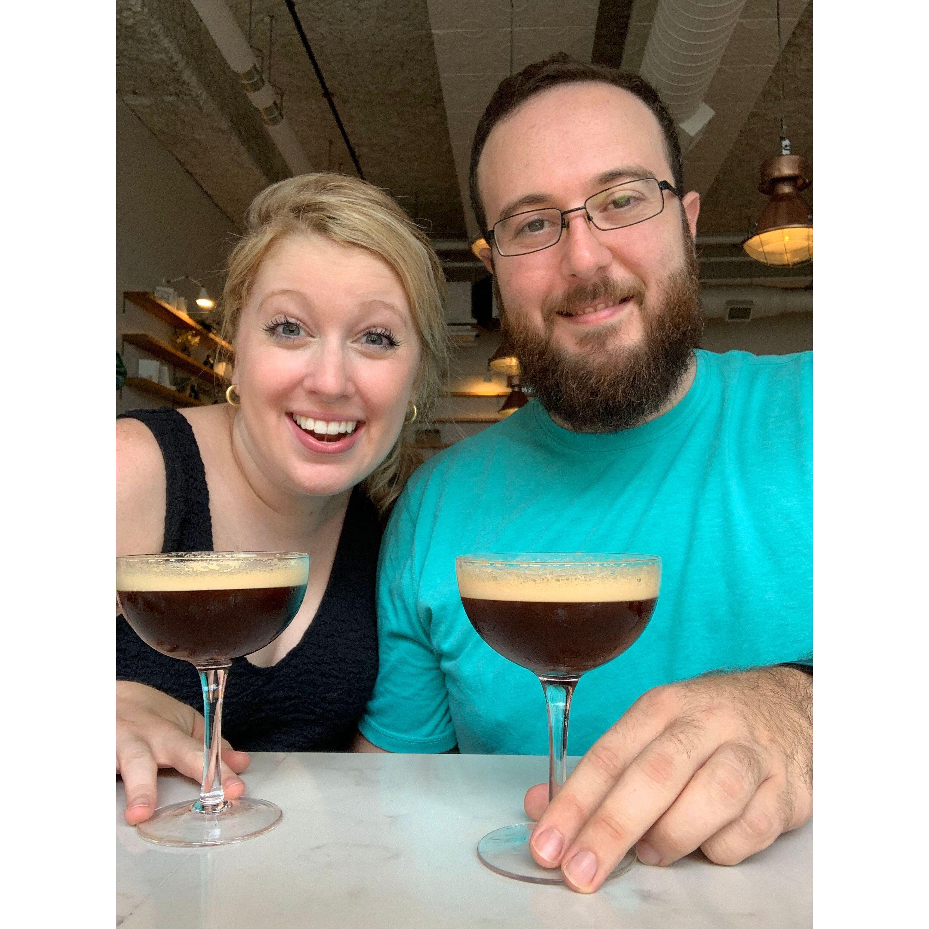 Discovered our shared love of espresso martinis