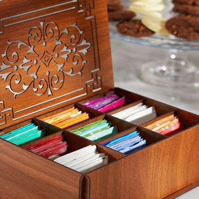 Tea Storage Box Organizer