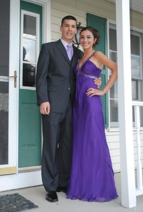 Our first prom together