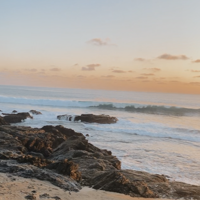 Days before at 'Secret Beach' -- Little did I know it was going to be the place Ben was going to propose!