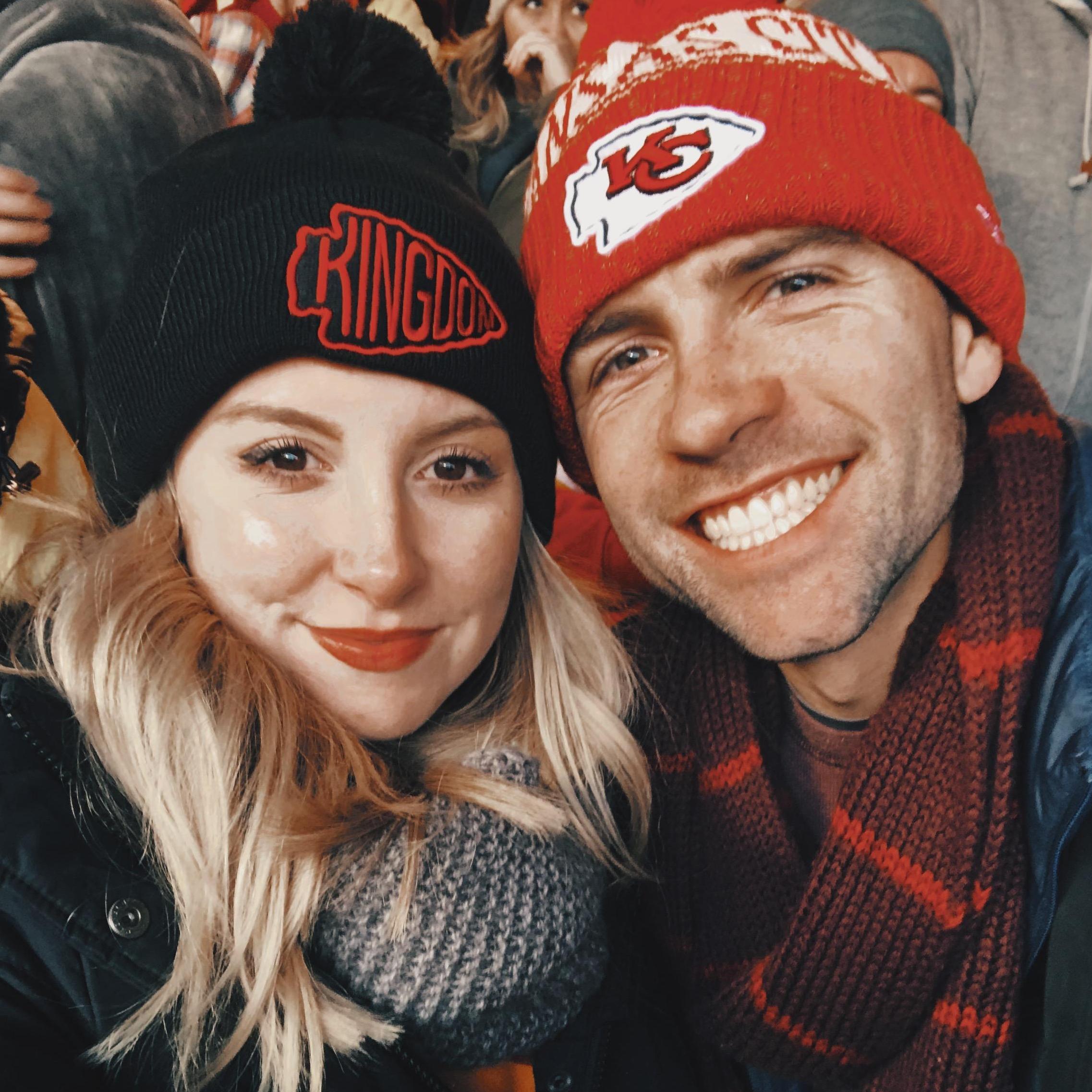 our first regular season chiefs game with the akin family
