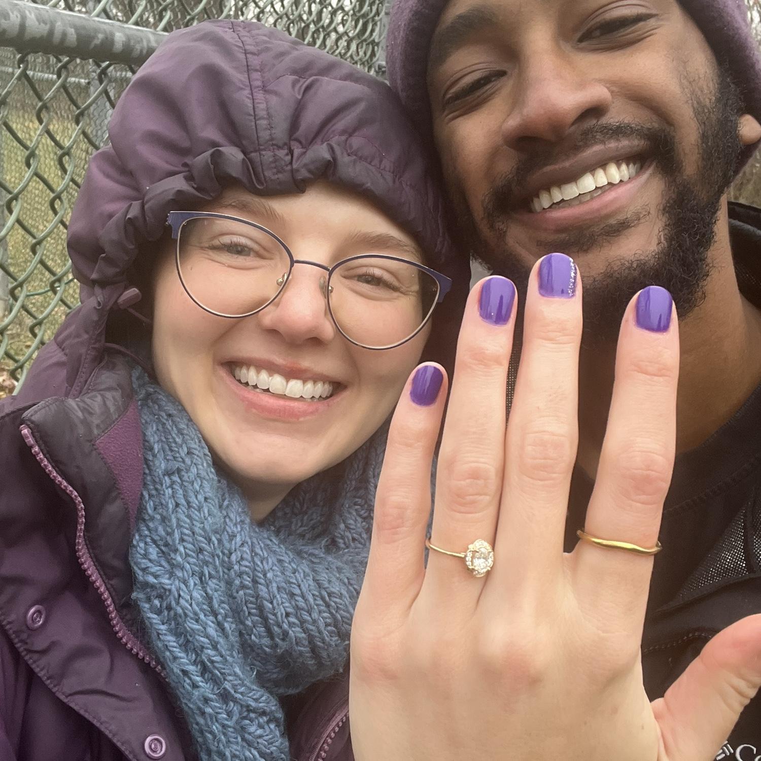 No doubt I said Yes! And then we smiled and laughed and cried with joy.