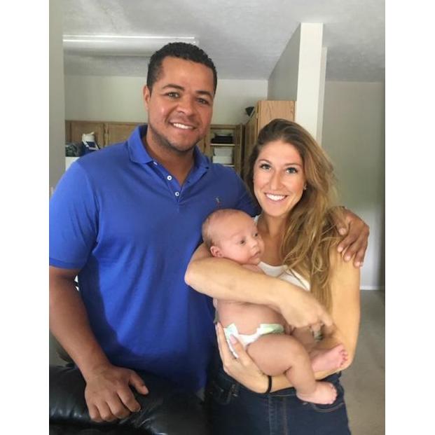 Meeting our nephew Roman for the first time! July 2017