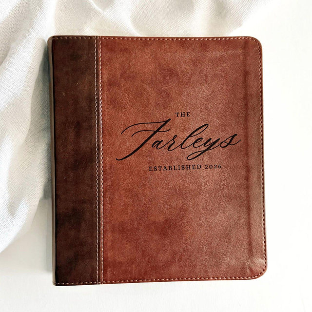 ESV Bible wedding guest book Custom esv journaling bible large personalized family bible ESV women Wedding Gift idea bridal shower gift