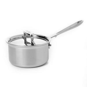 All-Clad - All Clad d5 Stainless Brushed 1.5 Quart Sauce Pan with Lid