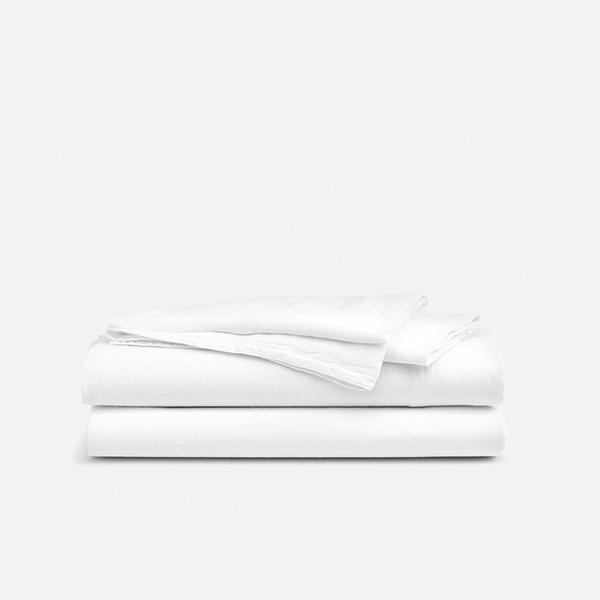 Linen Core Sheet Set--Mist, Queen