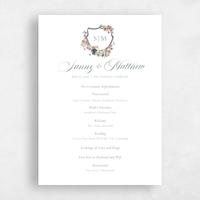 Green Wedding Program - Windansea