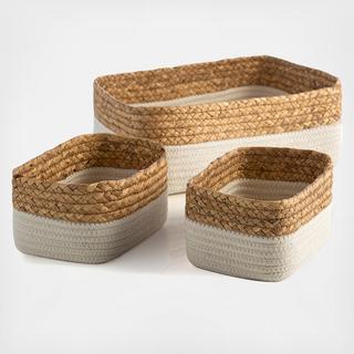 Assorted Dalton Organizer Baskets, Set of 3