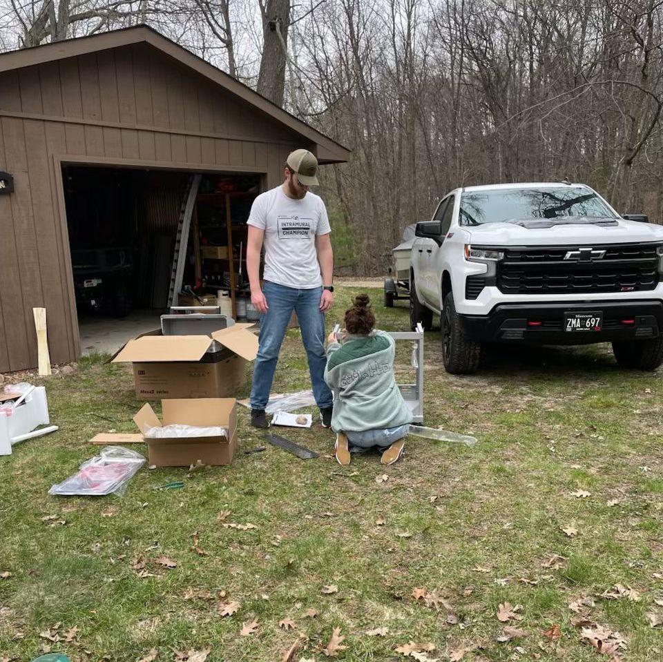 another relationship test: building a grill