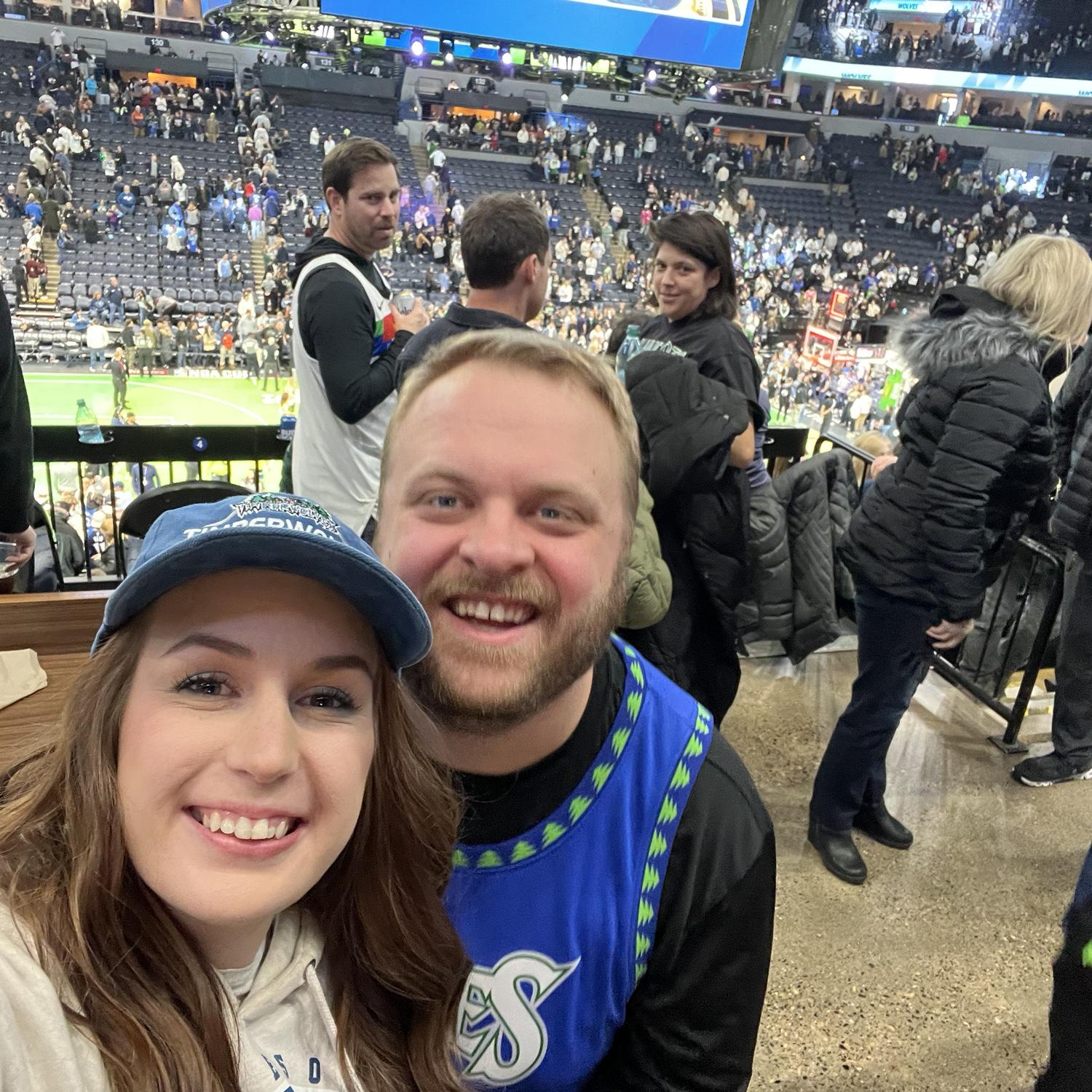 We love a timberwolves game!