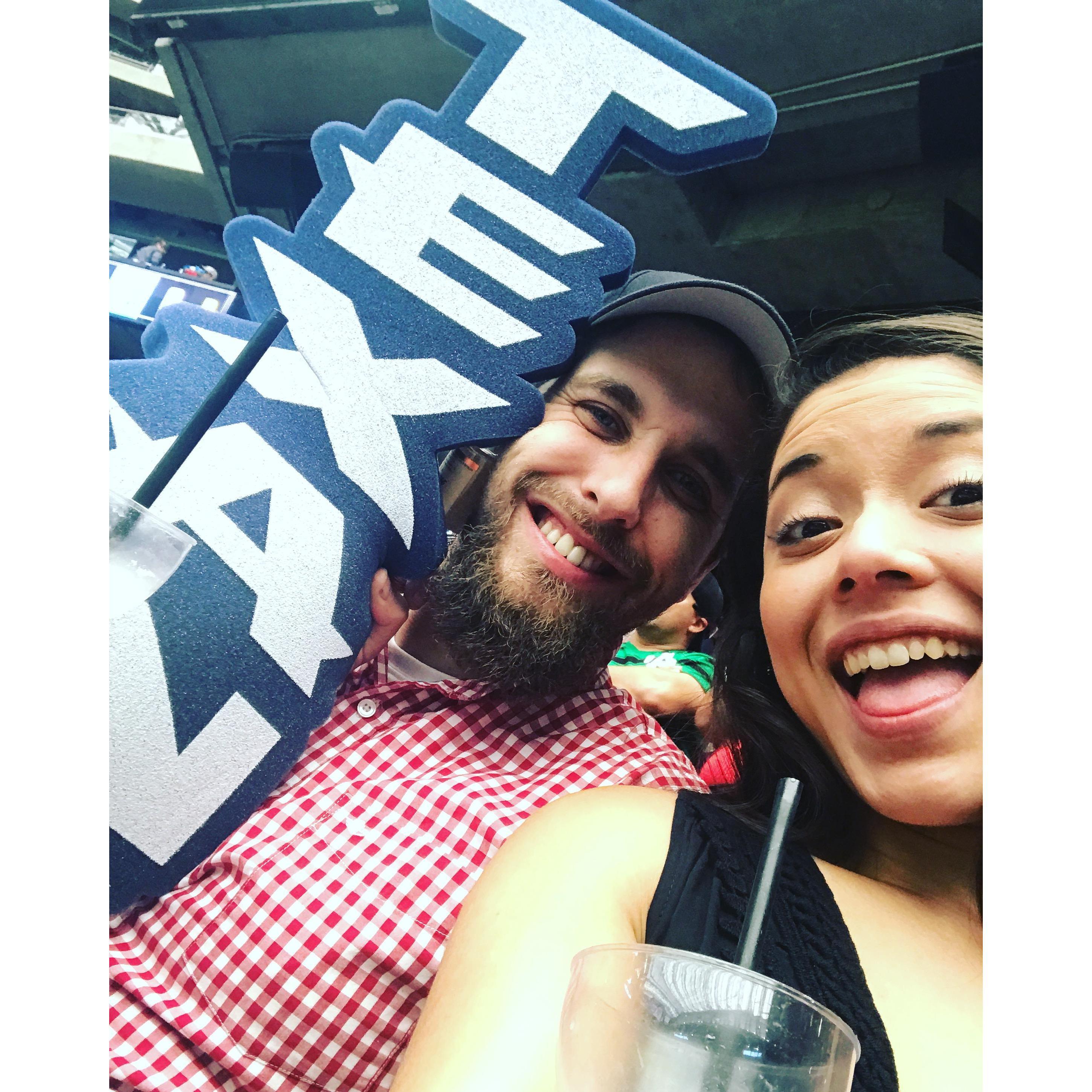 Our first Houston Texans Game!
