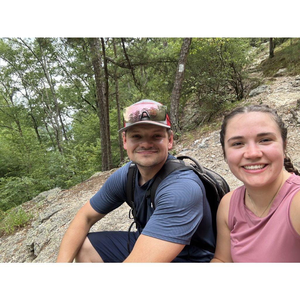 First time at Lake Catherine and taking a mini trip together.