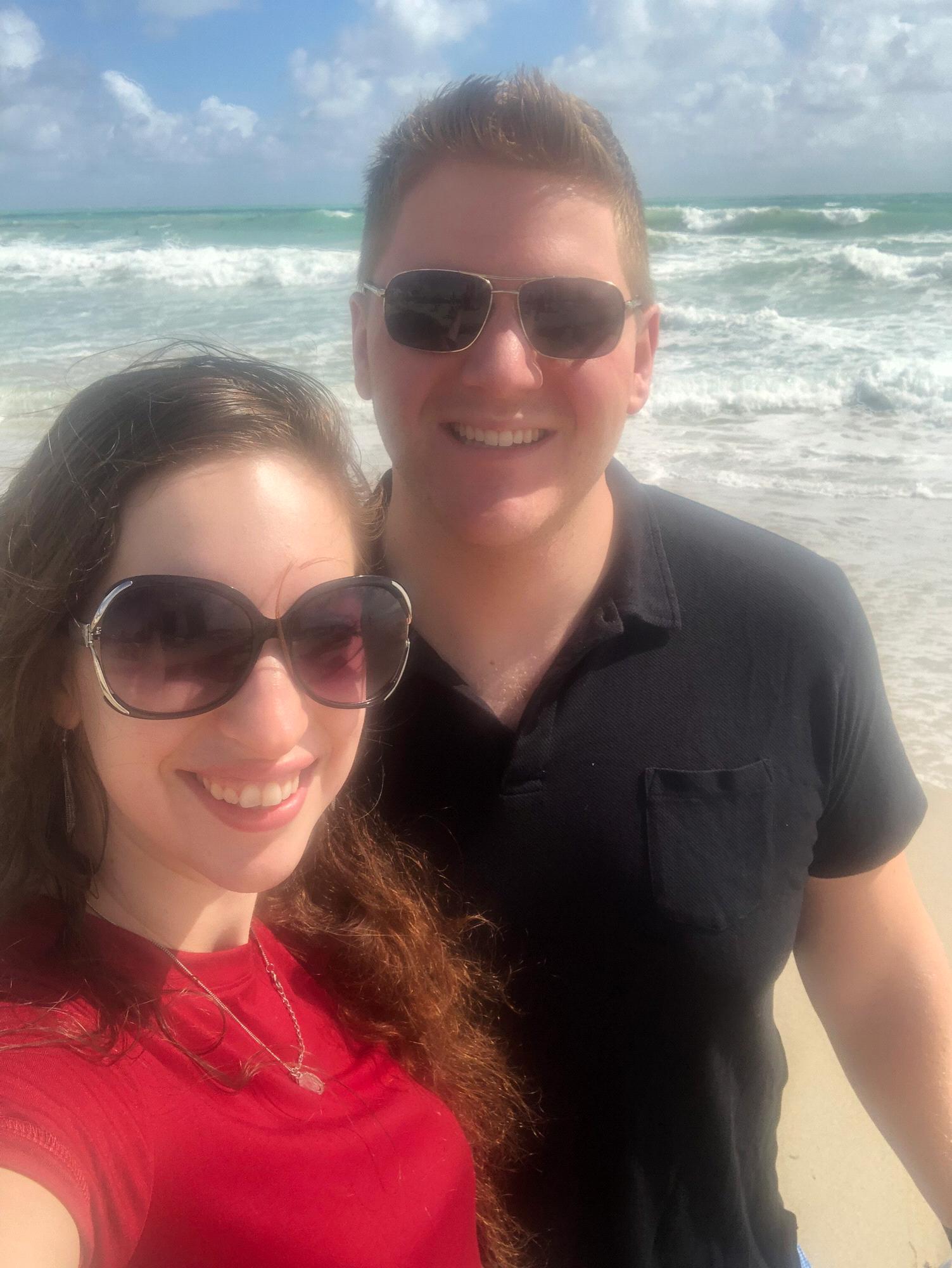 Soaking up the Miami sun!