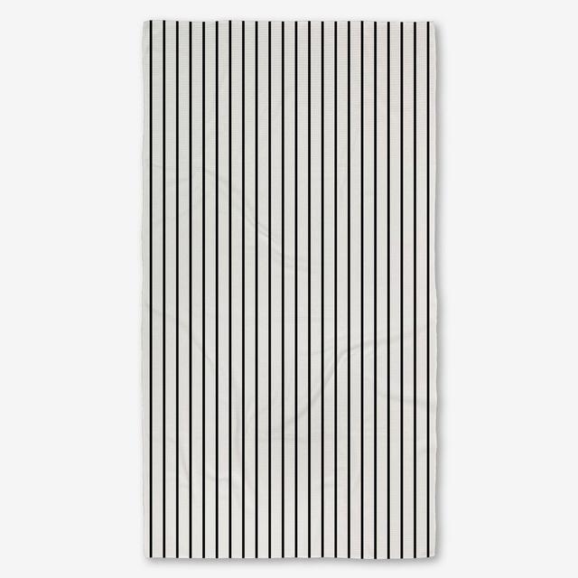 White Linen Bath Towel
