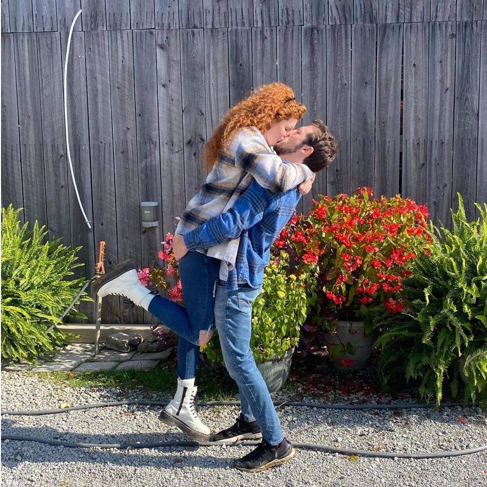 Two years, two graduations, and one pandemic later, still going strong! We took this at the pumpkin patch, and it sat on our mantle for years until we finally paid someone to take nice pictures of us.