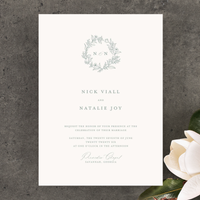 Seraphine Classic | Off-White | Zola Wedding Invitations