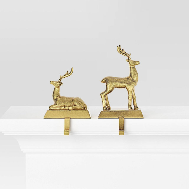 2pk Christmas Deer Stocking Holder - Wondershop™