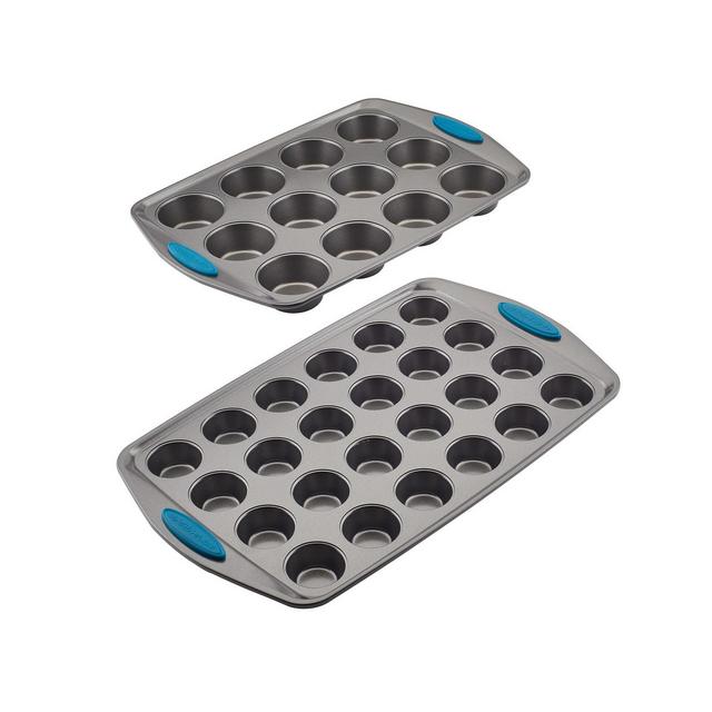 Rachael Ray Yum-o! Nonstick 2-Pc. Bakeware Mini Muffin and Cupcake Pan Set