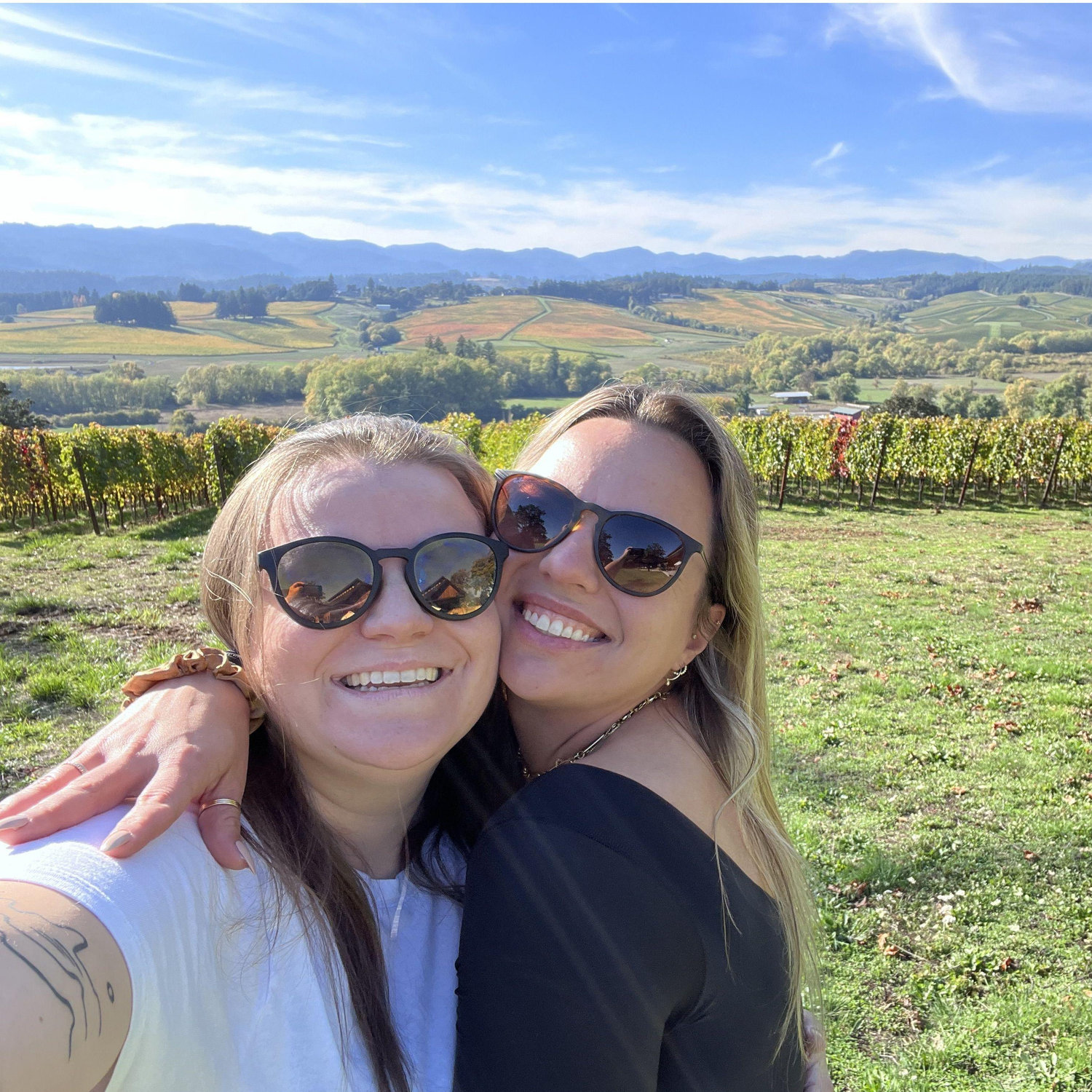 Celebrating Erin’s 31st on our first trip to the Willamette Valley, Oregon’s gorgeous wine country (October 2023)