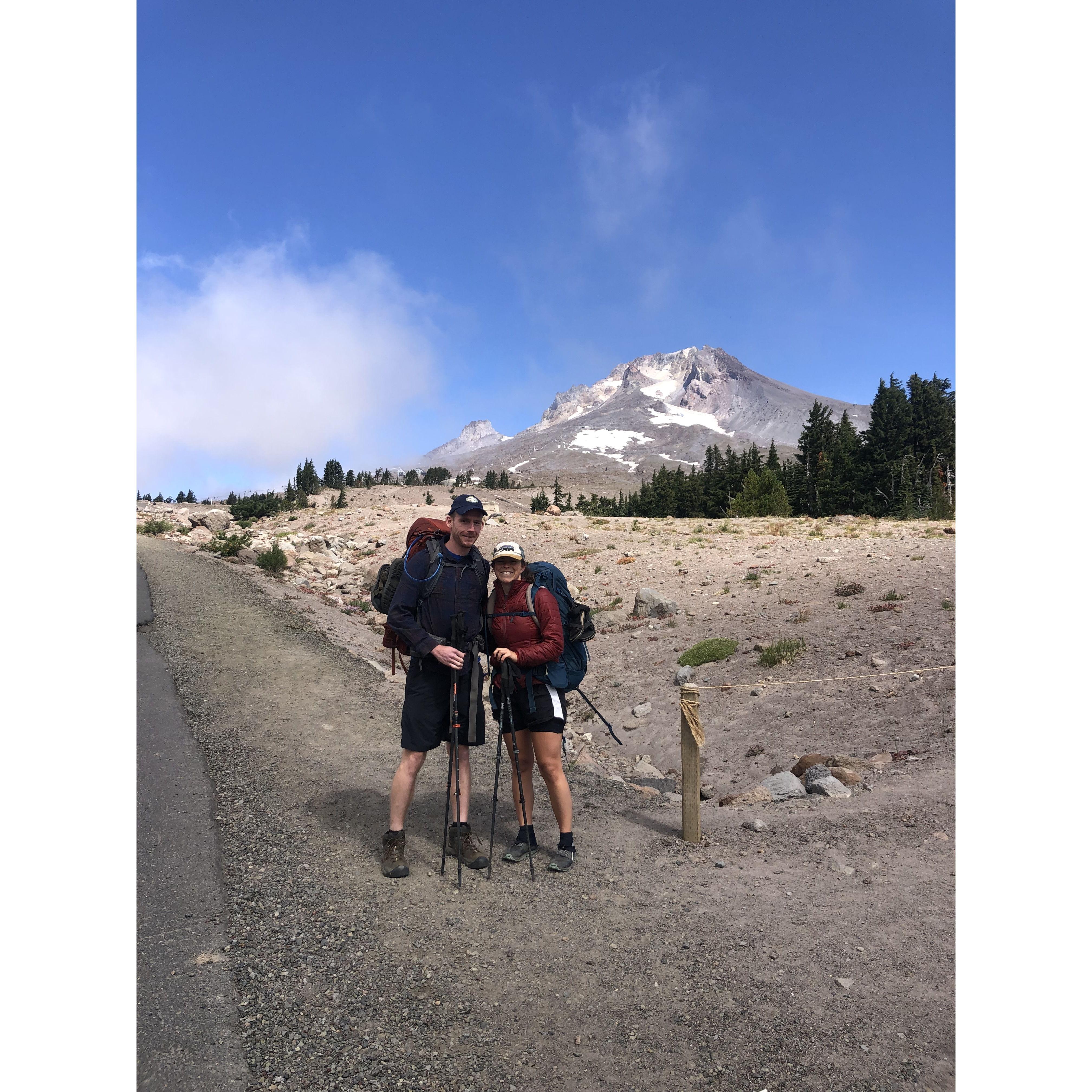 Beginning of Timberline Trail