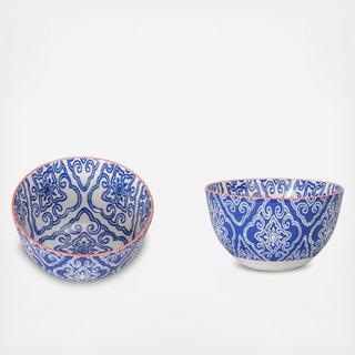 Bandana Dining Bowl, Set of 4