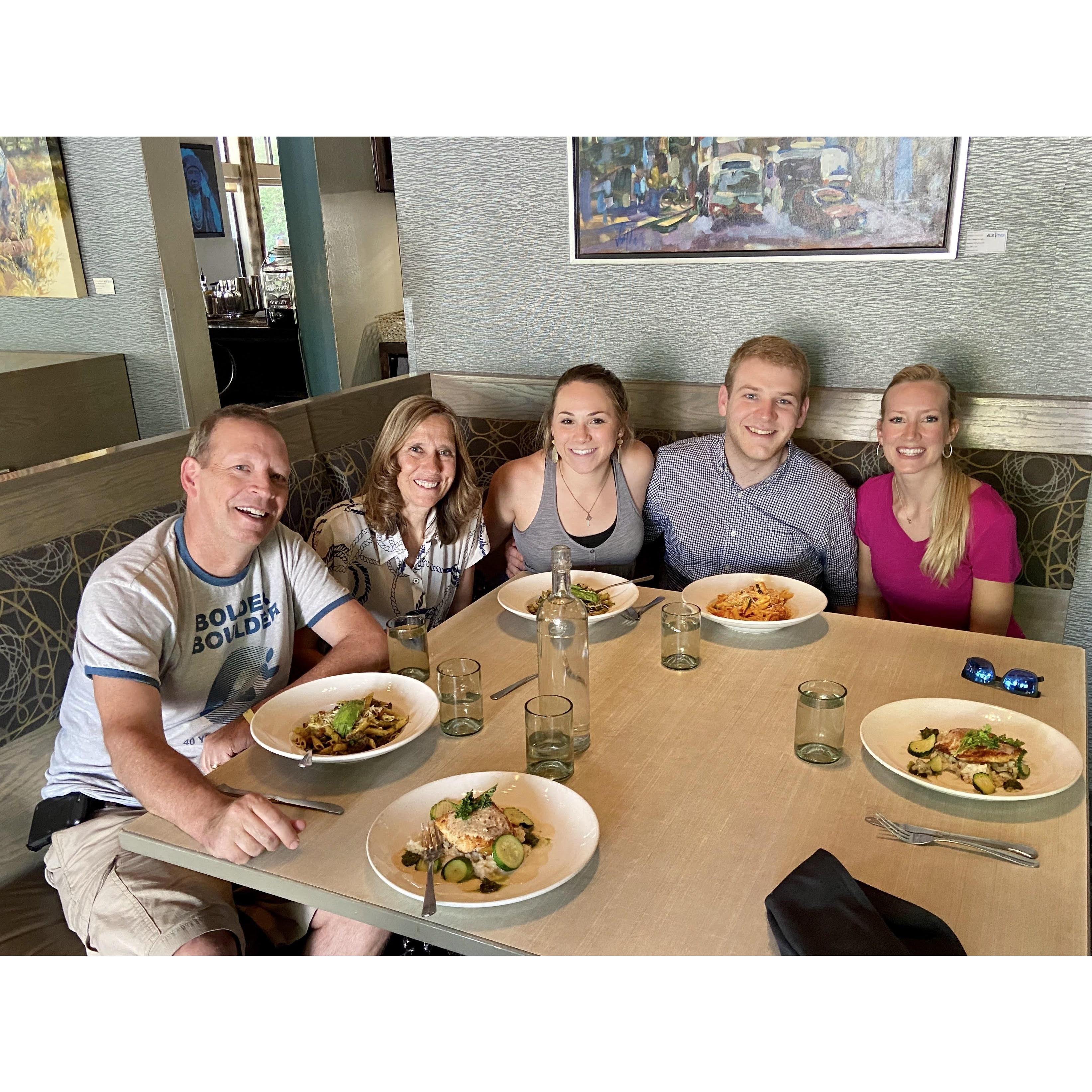 We ordered a StanTON of food. (that's James Wehe for ya, everyone.)